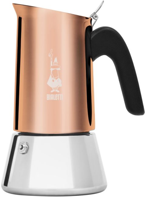 Bialetti Venus, Edelstahl Espressokocher Kupfer